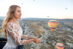 Jullie huwelijk in een luchtballon